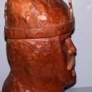 Walnut Bust of a King