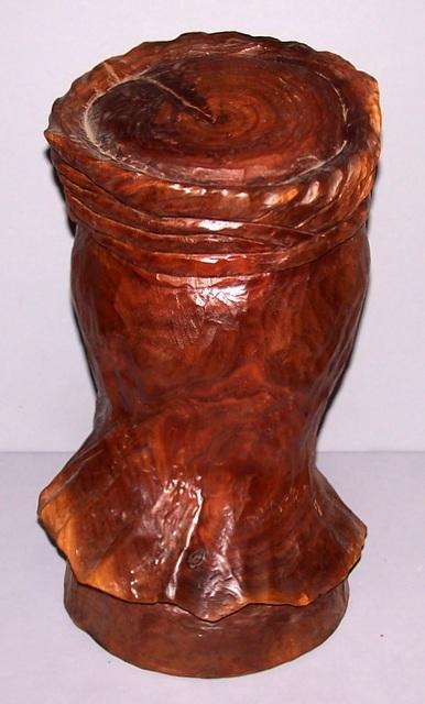 Walnut Bust of a Rook