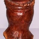 Walnut Bust of a Rook