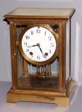 Seth Thomas Crystal Regulator Clock As Is