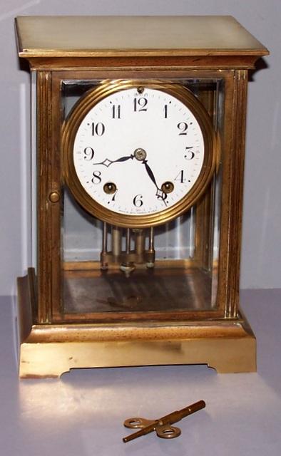 Seth Thomas Crystal Regulator Clock As Is