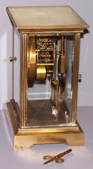 Seth Thomas Crystal Regulator Clock As Is