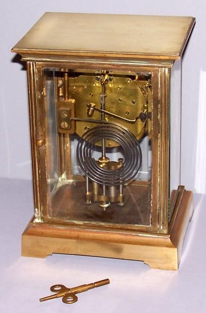 Seth Thomas Crystal Regulator Clock As Is