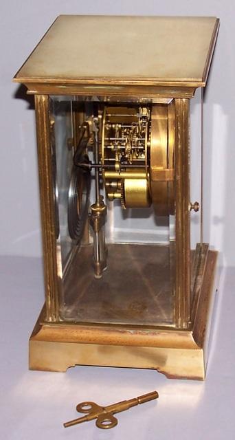 Seth Thomas Crystal Regulator Clock As Is