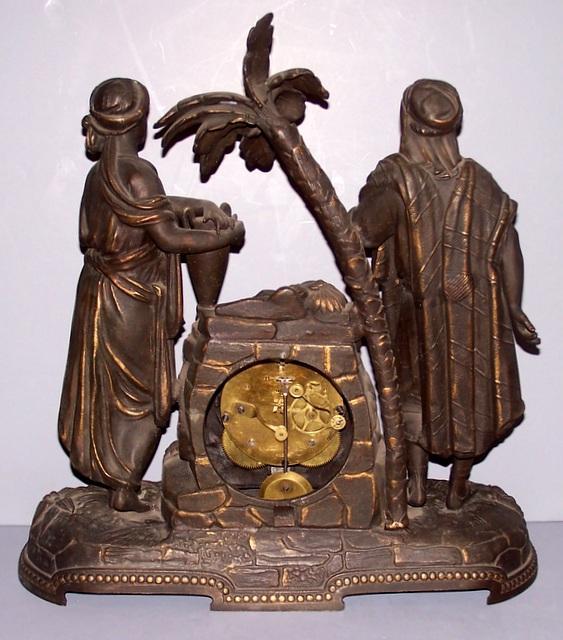 Mitchell Vance and Co. Clock of Rebecca at the Well