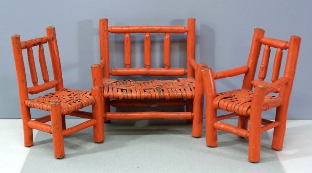 Childs Primitive Parlor Toy Set