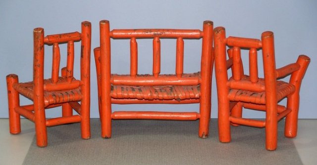 Childs Primitive Parlor Toy Set