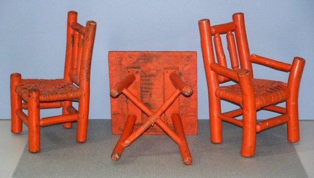 Childs Primitive Parlor Toy Set