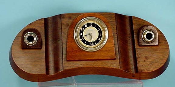New Haven Walnut Desk Clock Clockmast