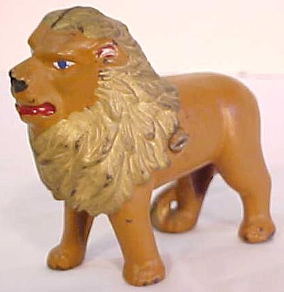 Cast Metal Lion Bank