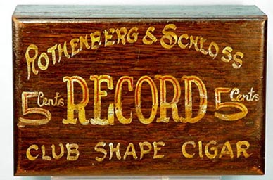 Rare Old Kansas City Oak Cigar Humidor