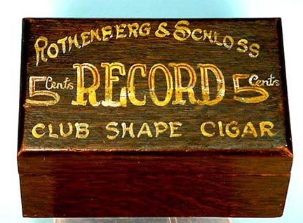 Rare Old Kansas City Oak Cigar Humidor