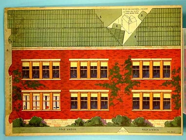 1943 School Days Stand-Up Cut-Out Dolls