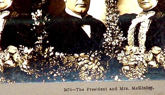 Pres., & Mrs. McKinley 1896 Stereo View Card