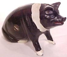 Cast Metal Pig Bank