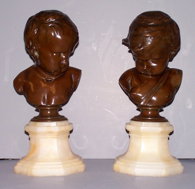 Bronze Boy Busts