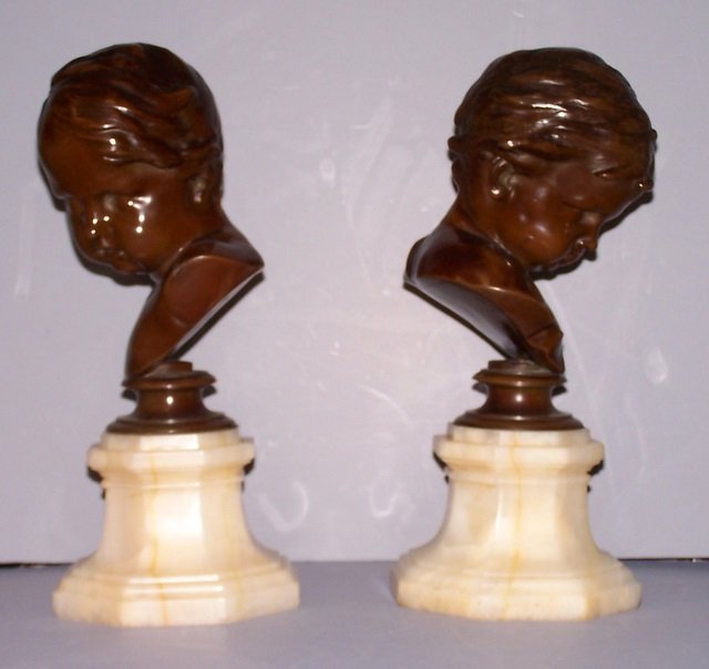 Bronze Boy Busts