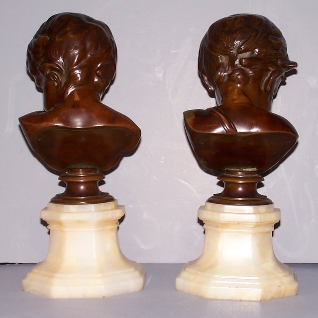Bronze Boy Busts