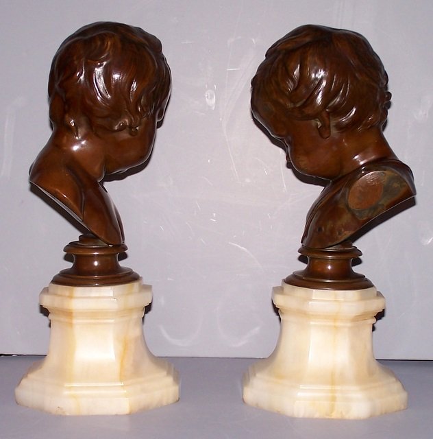 Bronze Boy Busts