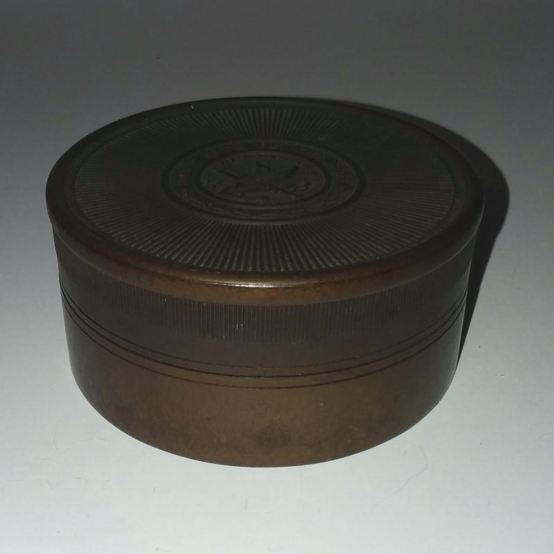 Civil War Era Gutta Percha U.S.N. (Navy) Shaving/Soap Box