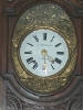 Rare French Oak/ Brass Corner Clock