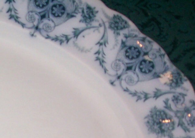 Grandma's Old Platter (Flo Blue?)