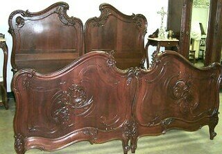 Antique Louis XV Rosewood King size bed