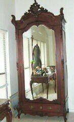 Antique Louis XV Rosewood King size bed