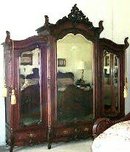 Antique Louis XV Rosewood King size bed