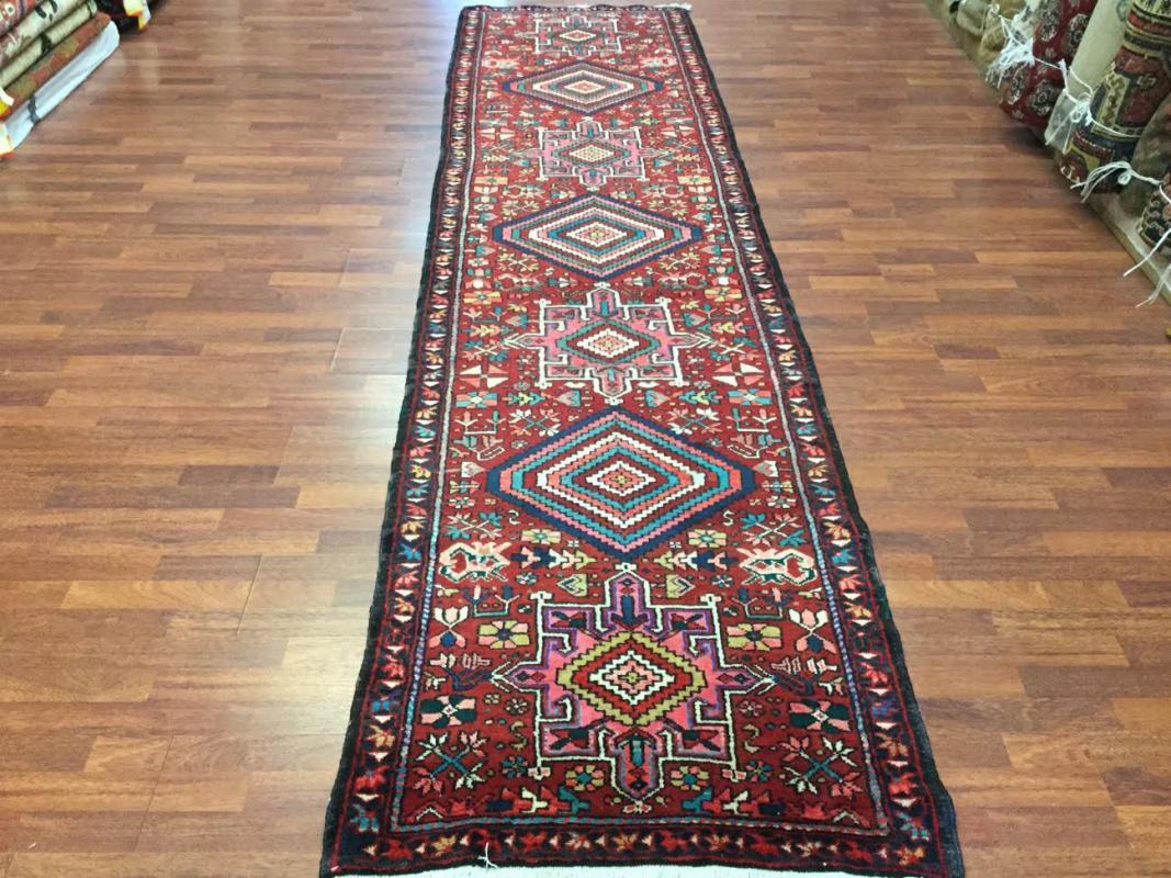 Semi Antique Persian Karajeh Runner-4350