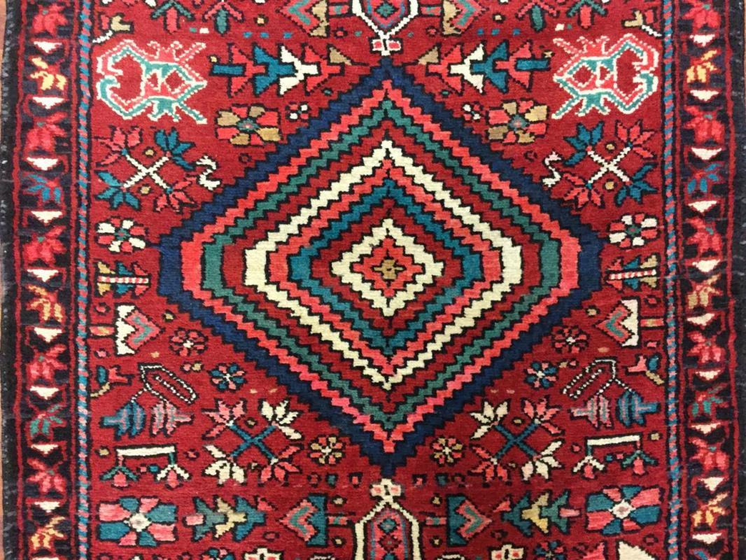 Semi Antique Persian Karajeh Runner-4350
