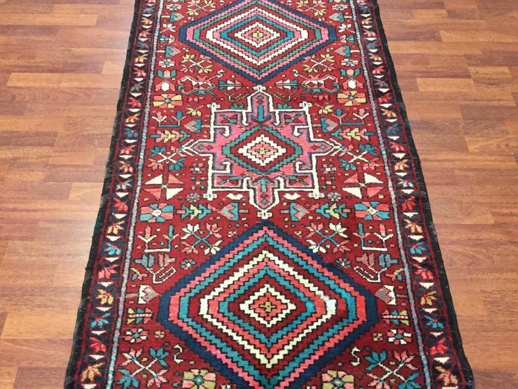 Semi Antique Persian Karajeh Runner-4350