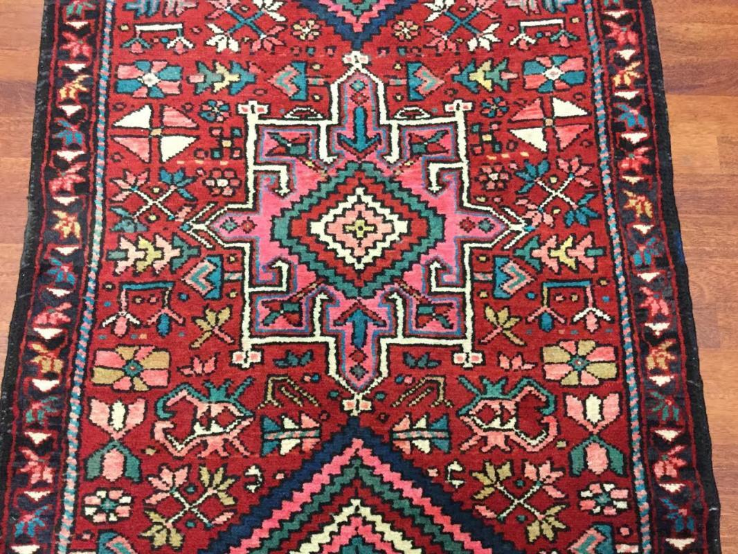 Semi Antique Persian Karajeh Runner-4350