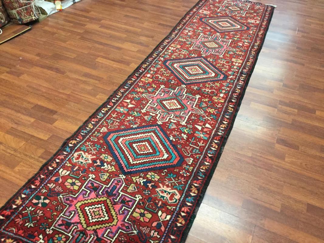 Semi Antique Persian Karajeh Runner-4350