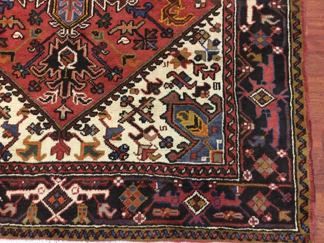 Vintage Persian Heriz Rug-4225