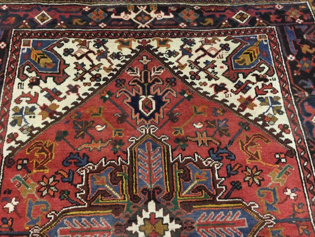 Vintage Persian Heriz Rug-4225