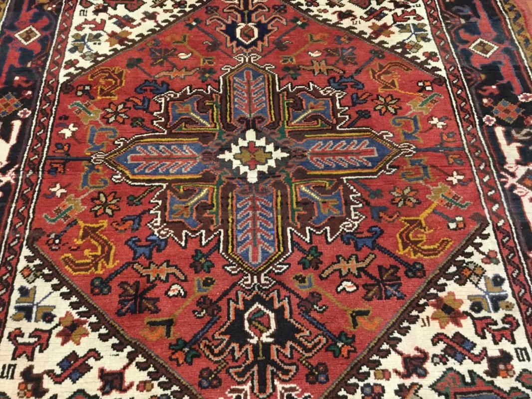 Vintage Persian Heriz Rug-4225