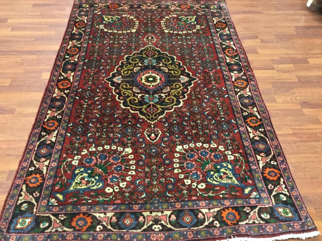 Older Persian Bidjar Rug-728