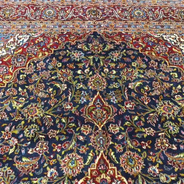 vintage Persian Kashan Rug -2076