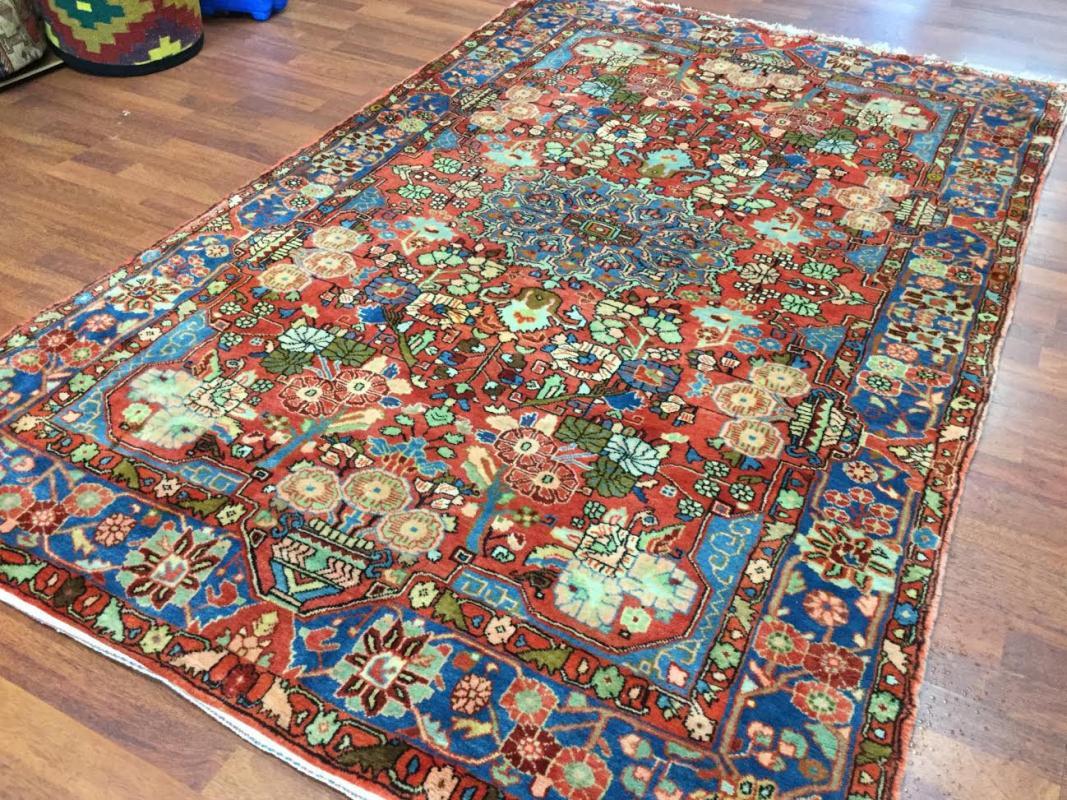 Vintage Persian Nahavand Rug-544