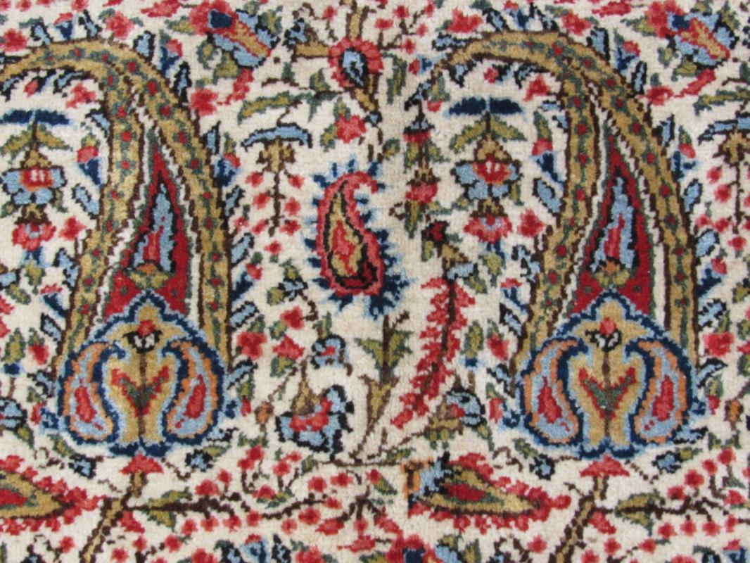 Vintage Persian Qum Rug-3908