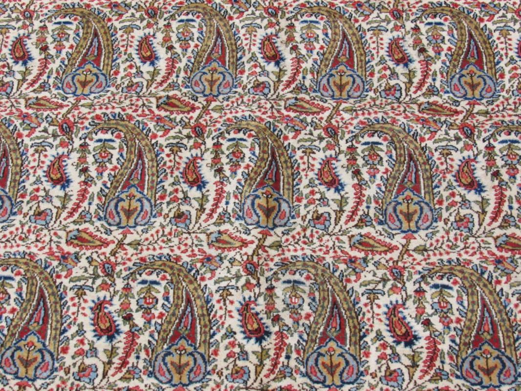 Vintage Persian Qum Rug-3908