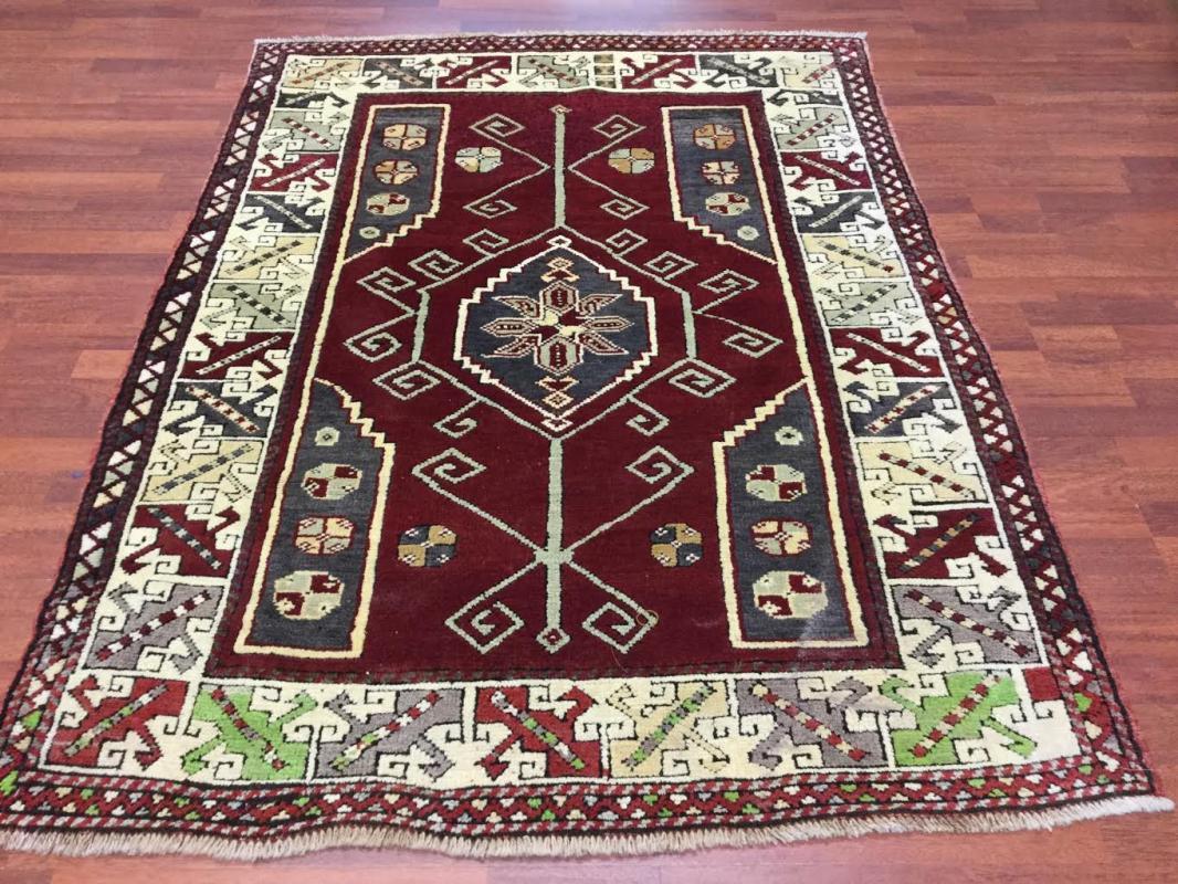 Vintage Turkish Bergama Rug-1947