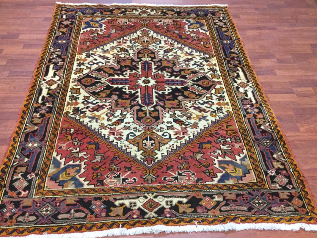 Semi antique Persian Heriz rug-4226