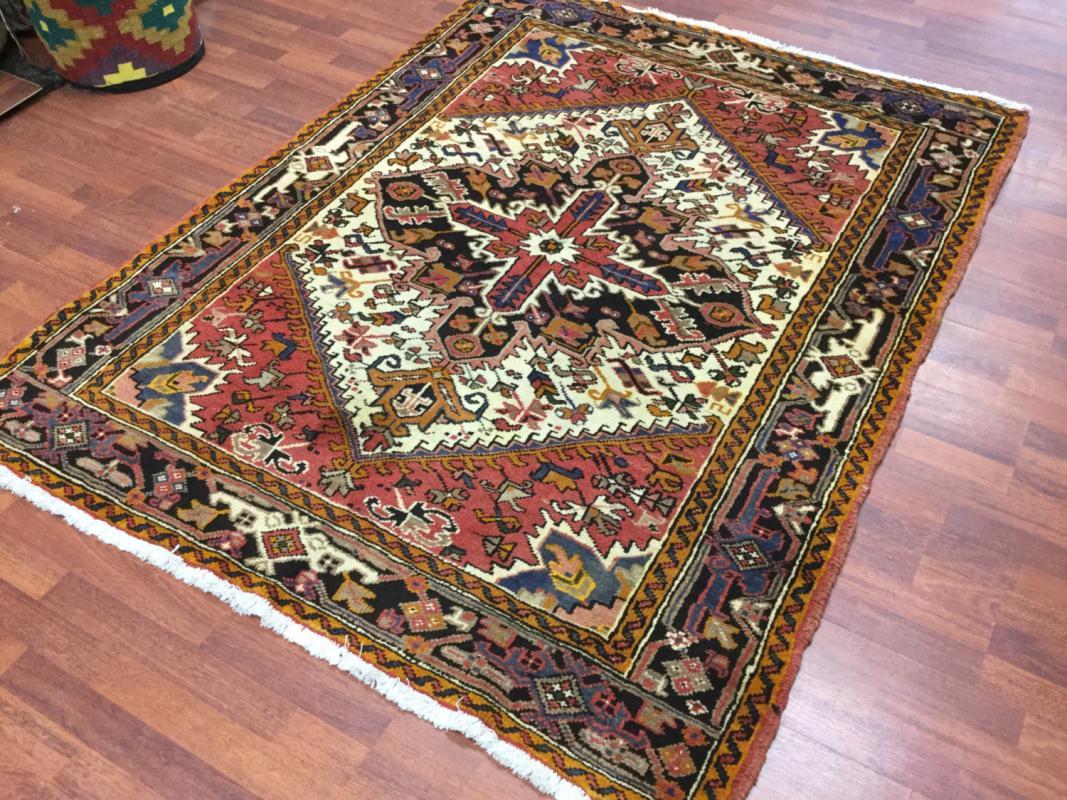 Semi antique Persian Heriz rug-4226
