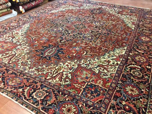 Antique Persian Heriz Rug-3411