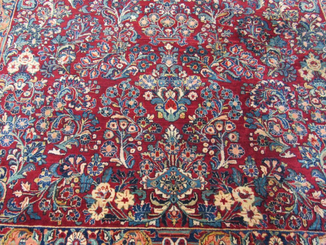 Antique Persian Sarouk Rug-4422