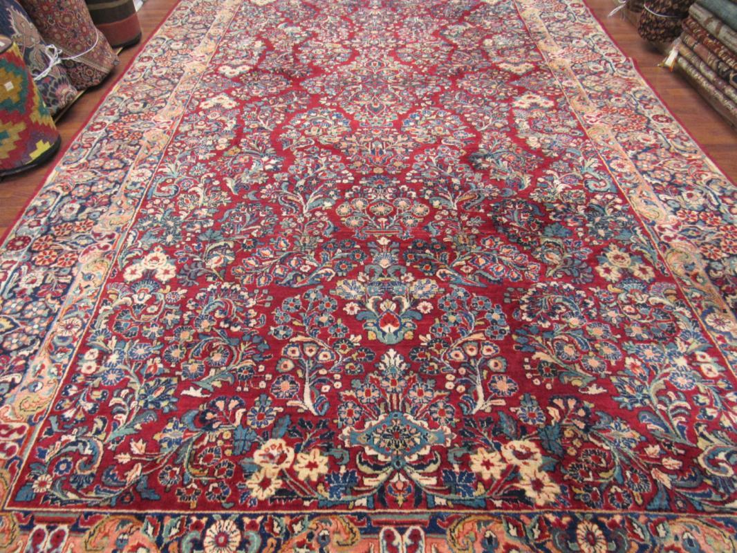 Antique Persian Sarouk Rug-4422