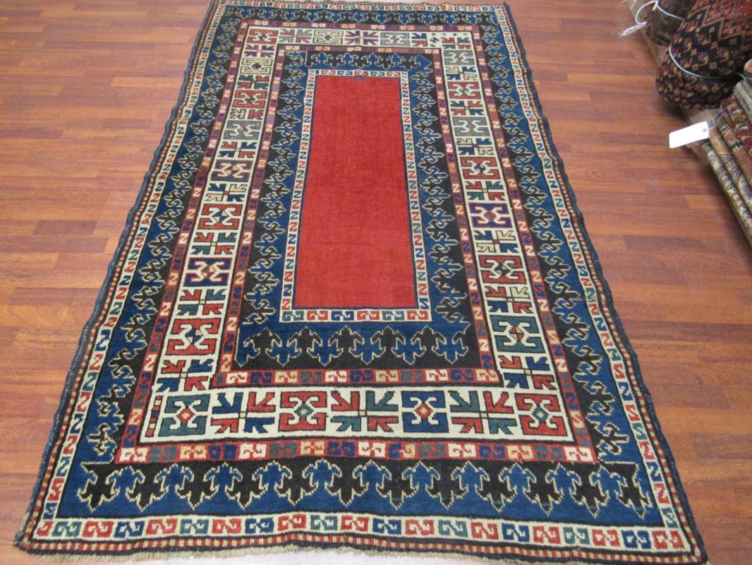 19th Century South Kazak Caucasian Rug -4344