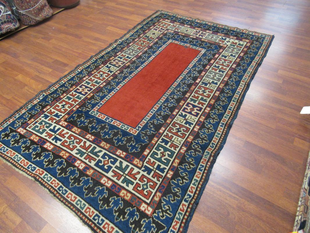 19th Century South Kazak Caucasian Rug -4344